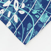 Per Aspera Azure Bettdecke Fleecedecke (Ecke)