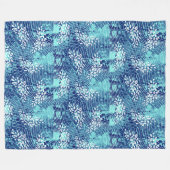 Per Aspera Azure Blanket Fleecedecke (Vorderseite (Horizontal))