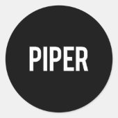 Per - Cool New Funny Name Fan Gift Tee Runder Aufkleber (Vorderseite)