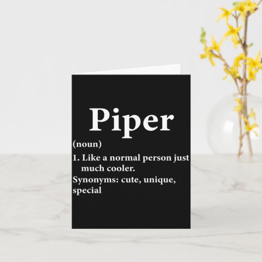 Per Definition Karte (Gelbe Blume)