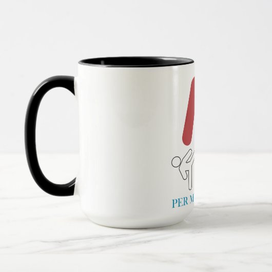 Per E-Mail-Vorlage Kampfsport Humor Design. Tasse (Links)