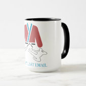 Per E-Mail-Vorlage Kampfsport Humor Design. Tasse (VorderseiteRechts)