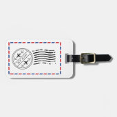 per Flugzeug Gepäckanhänger (Vorderseite horizontal)