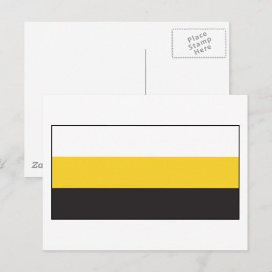 Perak Flag Postkarte (Vorne/Hinten)