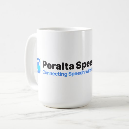 Peralta Speech Therapy Kaffeetasse (Vorderseite Links)