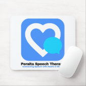 Peralta Speech Therapy Logo Weißer Hintergrund Mousepad (Mit Mouse)