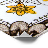 Peranakan Floral Tiles Poster (Ecke)