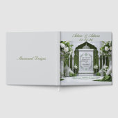 Peraonalised Islamic Bridal Guest Book Gästebuch (Voll)