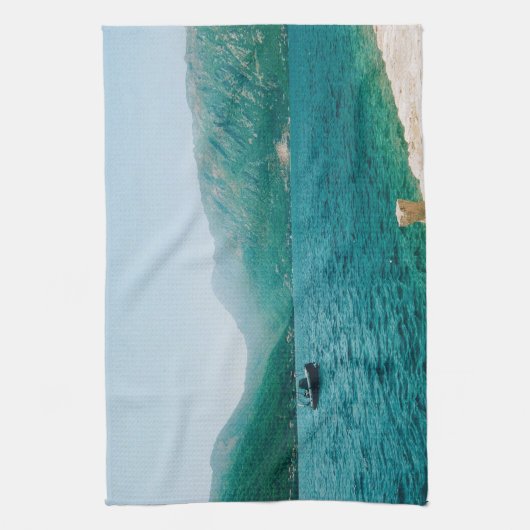 Perast - Montenegro Geschirrtuch (Vertikal)