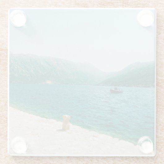 Perast - Montenegro Glasuntersetzer (Rückseite)