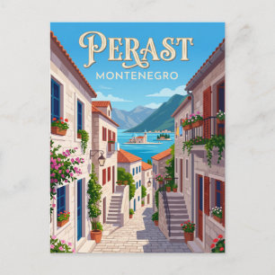 Perast Montenegro Postkarte