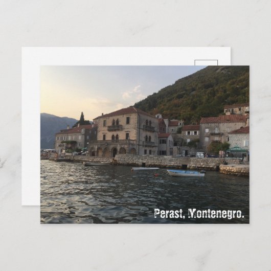 Perast Postkarte (Vorne/Hinten)