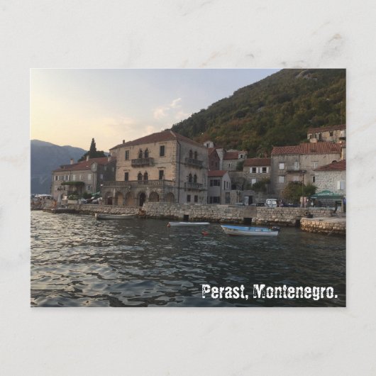 Perast Postkarte (Vorderseite)