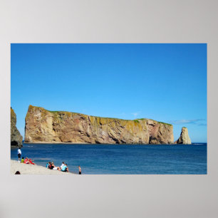 Percé-Felsen im Golf von Saint Lawrence Poster