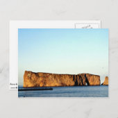 Perce Rock, Gaspe, Quebec, Felsformation Kanada Postkarte (Vorne/Hinten)