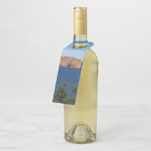 Percé Rock im Golf von St. Laurent Flaschenanhänger (Angewinkelt)