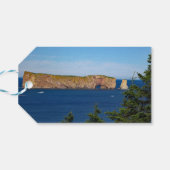 Percé Rock im Golf von St. Laurent Geschenkanhänger (Rückseite Horizontal)