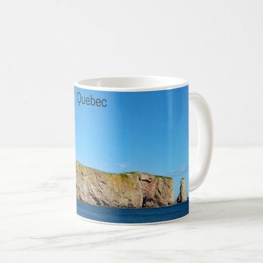 Percé Rock im Golf von St. Laurent Kaffeetasse (VorderseiteRechts)