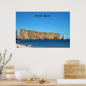 Percé Rock im Golf von St. Laurent Poster (Küche)