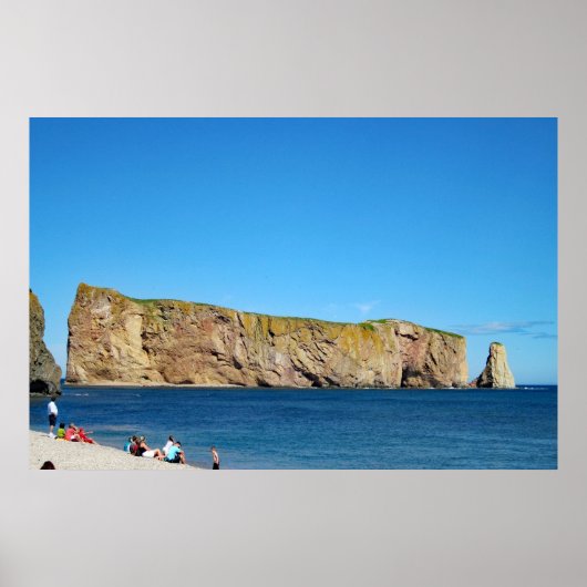 Percé Rock im Golf von St. Laurent Poster (Vorne)