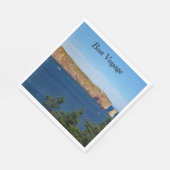 Percé Rock im Golf von St. Laurent Serviette (Ecke)