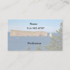 Percé Rock im Golf von St. Laurent Visitenkarte