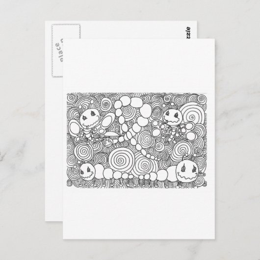 Percentum Bugz Postkarte (Vorne/Hinten)