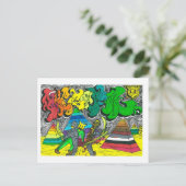 Percentum Chopping Mummies Postkarte (Stehend Vorderseite)