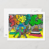 Percentum Chopping Mummies Postkarte (Vorne/Hinten)