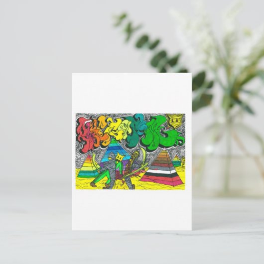 Percentum Chopping Mummies Postkarte (Stehend Vorderseite)