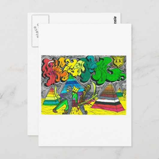 Percentum Chopping Mummies Postkarte (Vorne/Hinten)