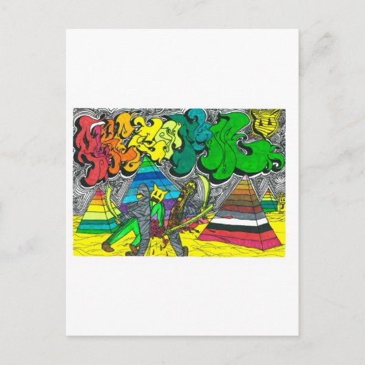 Percentum Chopping Mummies Postkarte (Vorderseite)