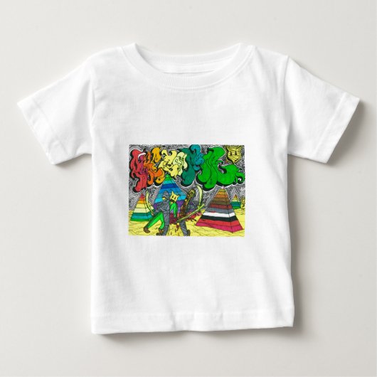 Percentum Chopping Zombies Baby T-shirt (Vorderseite)