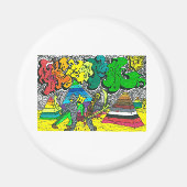 Percentum Chopping Zombies Magnet (Vorne)