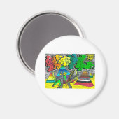 Percentum Chopping Zombies Magnet (Vorderseite/Rückseite)