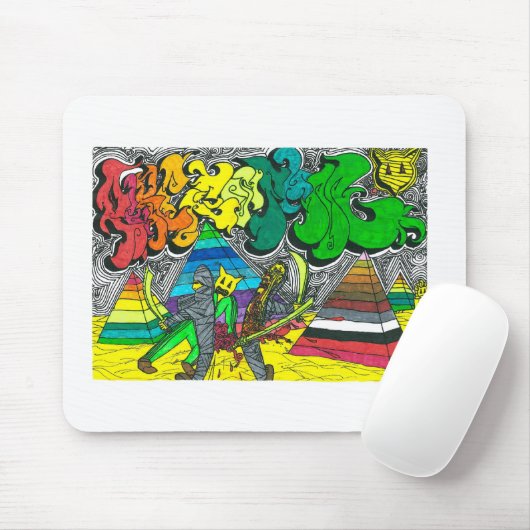 Percentum Chopping Zombies Mousepad (Mit Mouse)