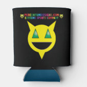 Percentum Designs Logo kann färben Dosenkühler (Rückseite)