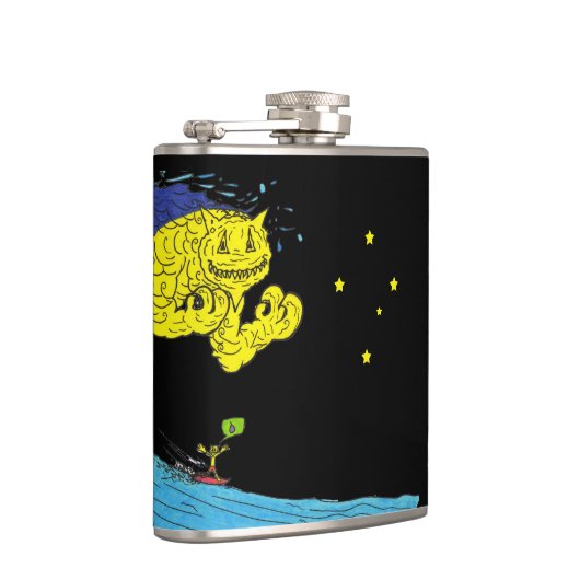 PERCENTUM DESIGNS Surfer Hip Flask Flachmann (Rechts)
