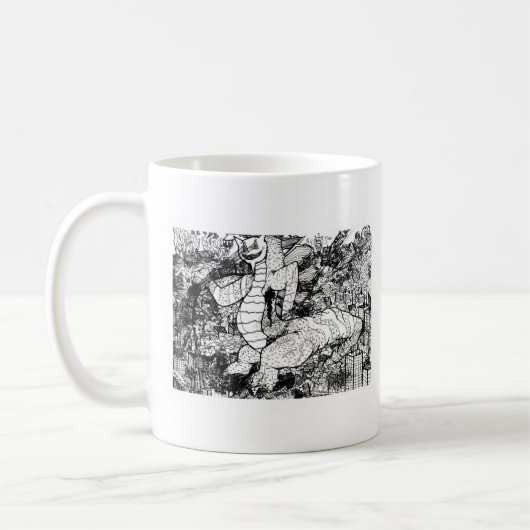Percentum Godzilla Kaffeetasse (Links)