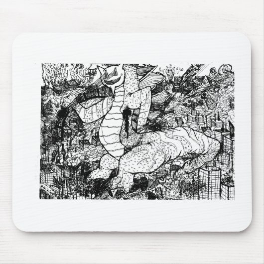 Percentum Godzilla Mousepad (Vorne)