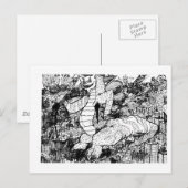 Percentum Godzilla Postkarte (Vorne/Hinten)