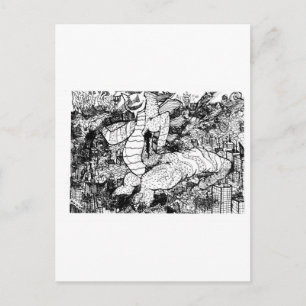 Percentum Godzilla Postkarte