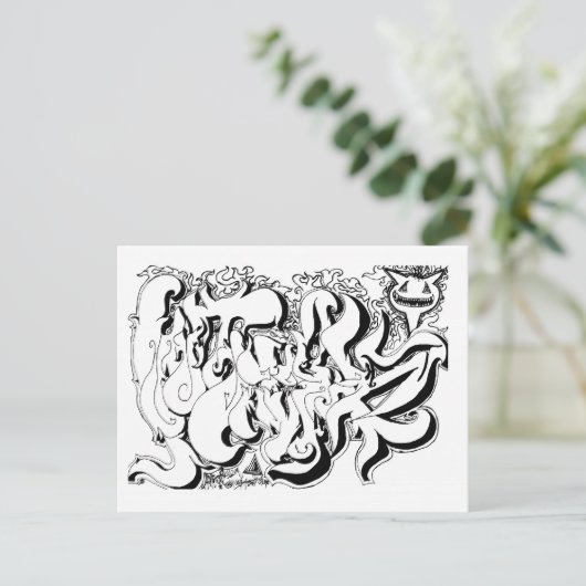 Percentum Graph Postkarte (Stehend Vorderseite)