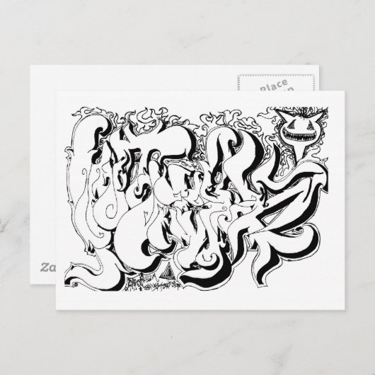 Percentum Graph Postkarte (Vorne/Hinten)