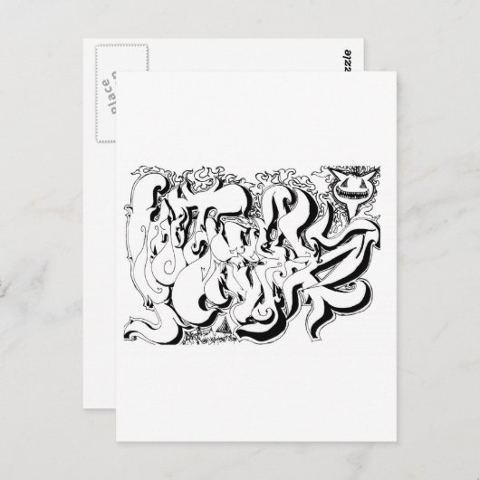 Percentum Graph Postkarte (Vorne/Hinten)