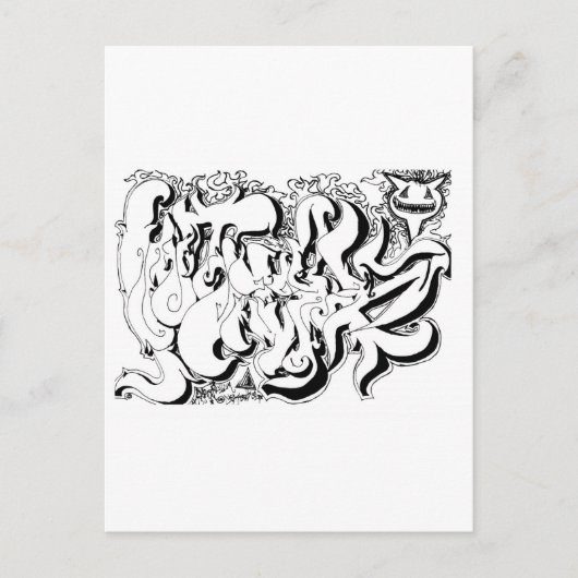 Percentum Graph Postkarte (Vorderseite)