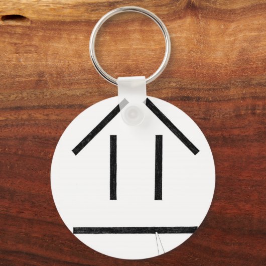 Percentum House Schlüsselanhänger (Vorderseite)