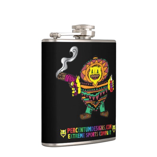 Percentum Mexican Hip Flask Flachmann (Rechts)