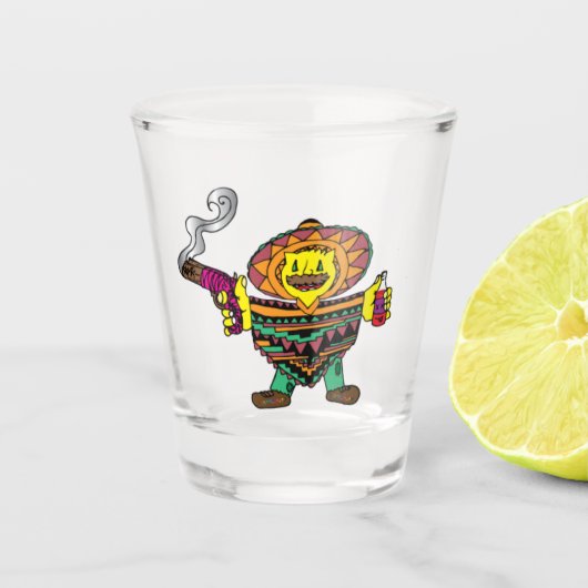 Percentum Mexican Shot Glass 2 Schnapsglas (Vorderseite)