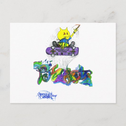 Percentum Ollie Postkarte (Vorderseite)